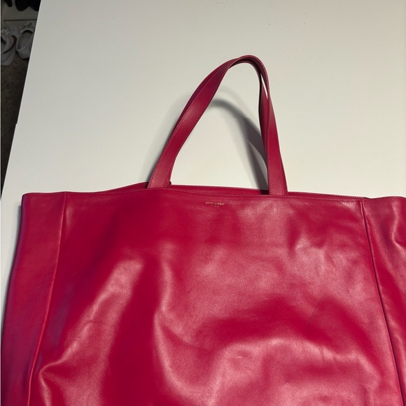 SAINT LAURENT LEATHER TOTE BAG HANDBAG & WALLET - Picture 11 of 12